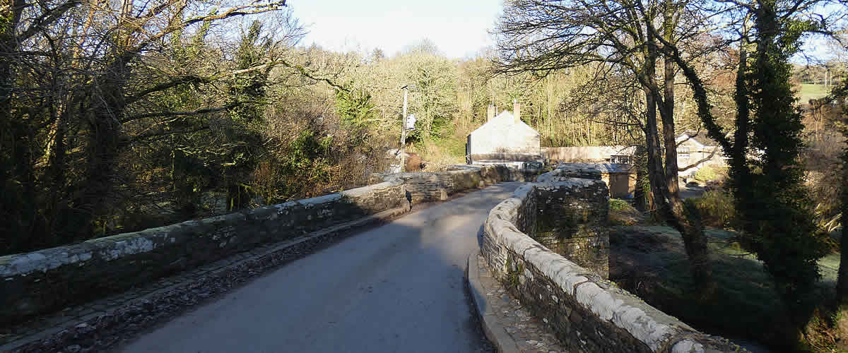 Dinham's Bridge in the Parish of St Mabyn in Cornwall